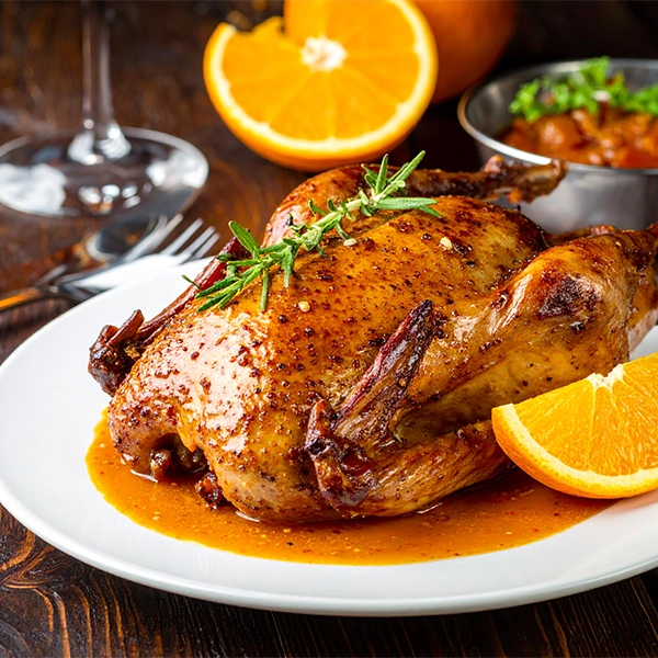 Goose in Orange Sauce